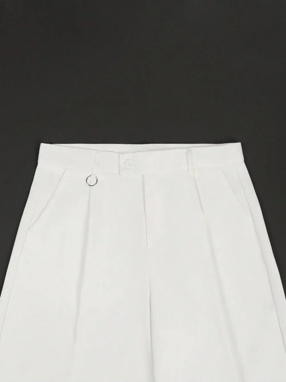 White Casual Men's Trousers